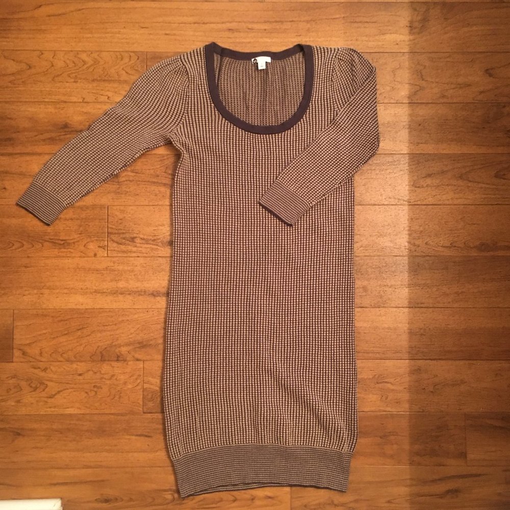 Knit sweater dress